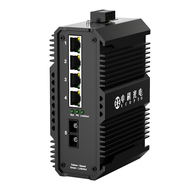 百兆1光4電收發(fā)器