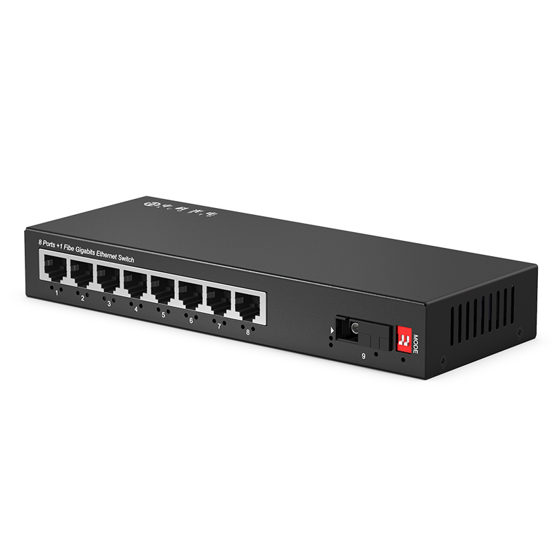 單模單纖B端 1光8電 20KM