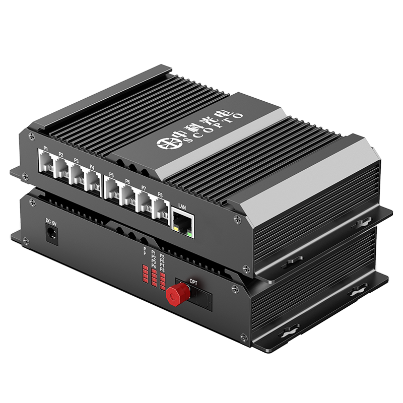 工業(yè)級(jí) 8路電話+1路網(wǎng)絡(luò) FC接口