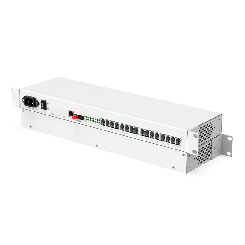 電信級 16路電話光端機(jī)+1路百兆網(wǎng)絡(luò) FC接口