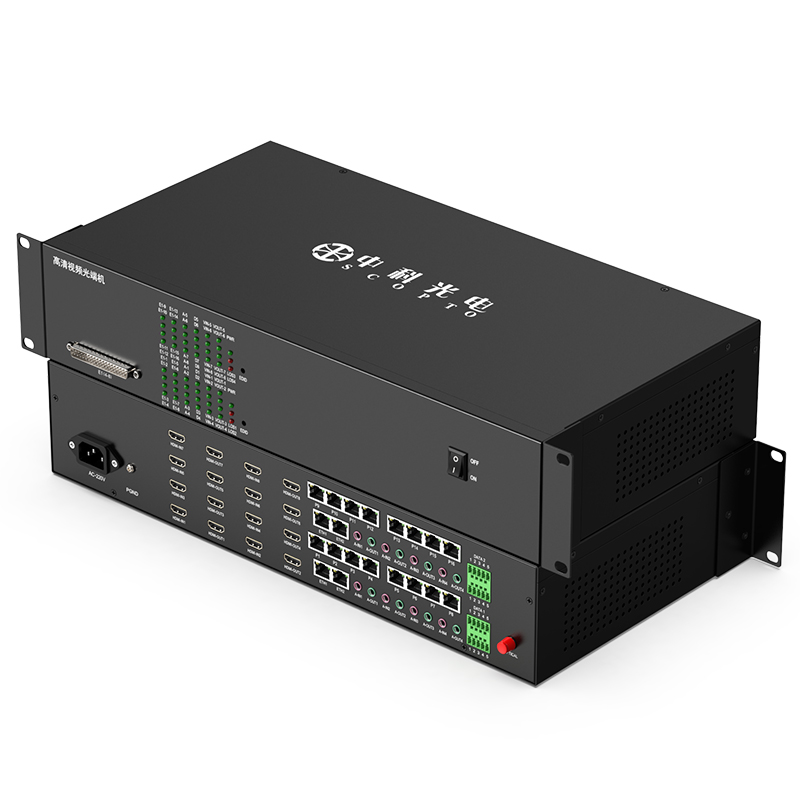8路雙向HDMI+雙向音頻+數(shù)據(jù)+2路百兆網(wǎng)絡(luò)+4路電話+4E1
