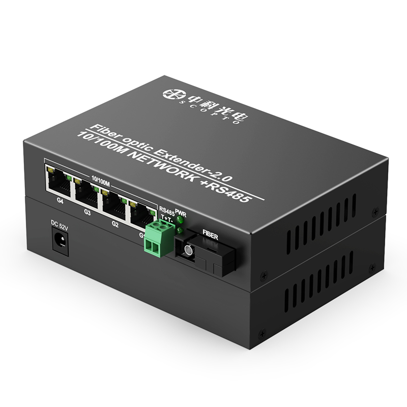 1路雙向RS485+4路百兆網(wǎng)