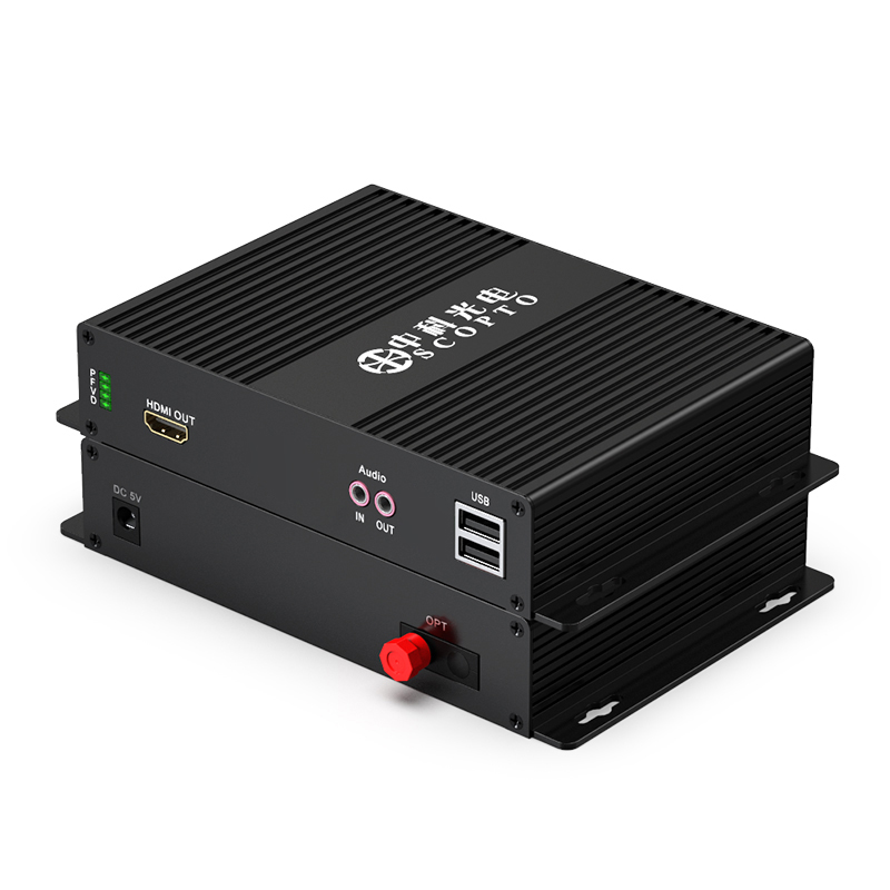 非壓縮全高清 1路視頻+單向音頻+USB FC接口