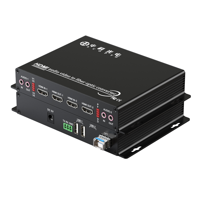 2路HDMI+雙向音頻+環(huán)出+232數(shù)據(jù)+USB LC接口