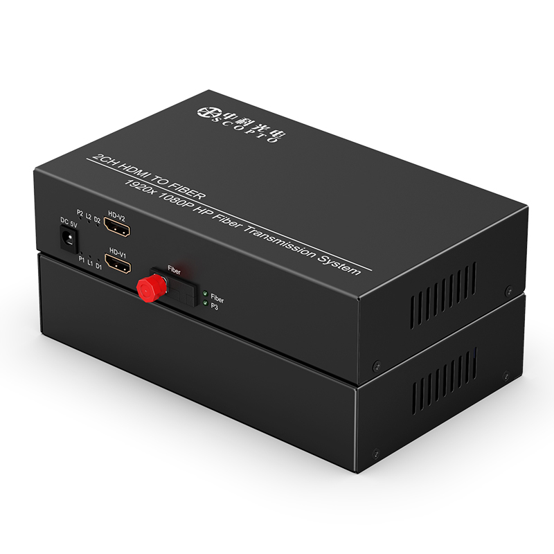 2路HDMI高清光端機 FC接口