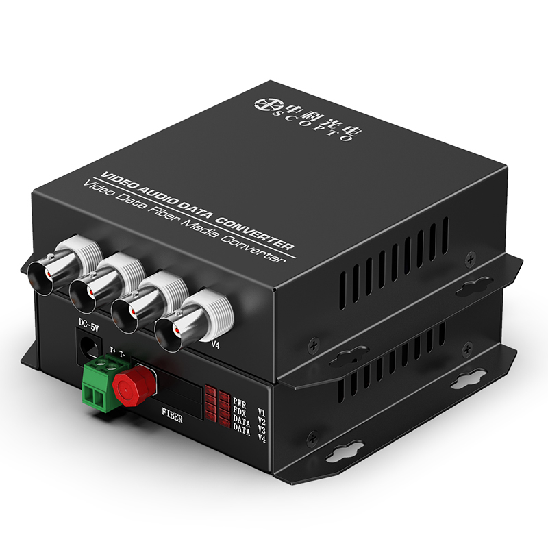 4路視頻+1路485桌面式 FC接口